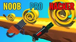 NOOB vs PRO vs HACKER - Spiral Roll