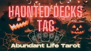 The Haunted Tags Tarot Tag 😈 | #HauntedDecksTag 👻 | VR Questions 🎃