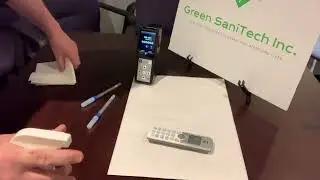 Vital Oxide being tested with ATP Meter