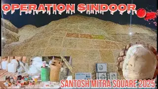 Durga Puja 2025 Santosh Mitra Square | Operation Sindoor 🤯Theme Reveal😱 |First Look #durgapuja