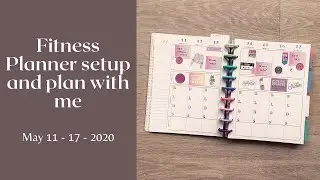 Happy Planner Fitness planner setup + plan with me: May 11 - 17