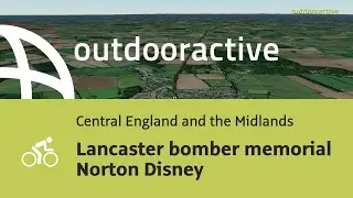 Flyover video: Lancaster bomber memorial Norton Disney