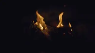Peaceful 4K Fireplace Natural Fire Sounds Without Music. Pure Fireplace Atmosphere with Burning Logs