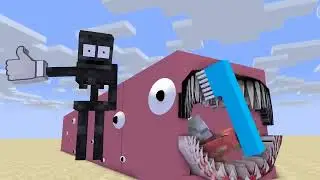 Monster School: THOMAS AND CHOO CHOO CHARLES VS TRAIN EATER ( TRAIN SCHOOL ) - Minecraft Animations