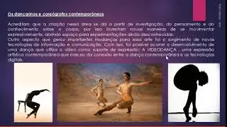 Dan&ccedil;a e Movimento: Videodan&ccedil;a - ARTE com a Profa Denise
