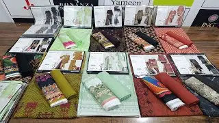 PANJNAD BY J. 3pcs lawn collection whole sale market ladies souit UN-stitched 3pcs lawn collection 