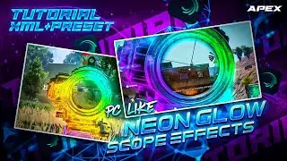 AE Inspired Neon Glow Scope Effects in Android Alight Motion Tutorial / XML+ Preset