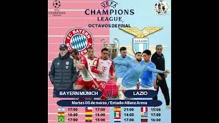 #UEFAChampionsLeague #OctavosDeFinal #BayernMunich #Lazio #futbol #futbolenaymara #anat&auml;winaka