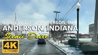 Scenic Drive from Noblesville to Anderson, Indiana | Between Suburbs and Old Industry