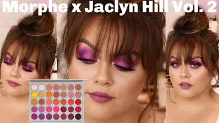 Morphe x Jaclyn Hill Vol 2 Palette Pink/Purple Barbie Eyeshadow Tutorial