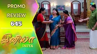 Iniya Promo Review | 2nd Nov 2024 | Rishi | Alya Manasa | Saregama TV Shows Tamil