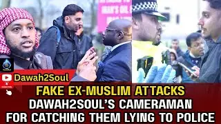 Fake Ex-Muslim Assaults Dawah2Soul Cameraman In Front Of Police 🚨 Siraaj&rsquo;s Action| Speakers Corner