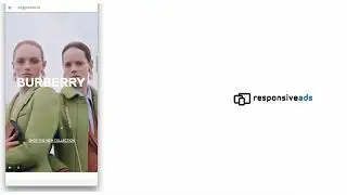 Responsive Ads  Page-Scroller&trade; Vogue World and Burberry