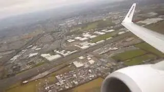 [HD] | RYANAIR | Boeing 737-8AS | EI-FIB | Take Off Dublin Airport at Sunset | EIDW | 07/02/2015