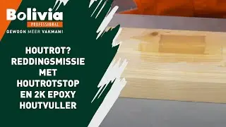 Hoe herstel je houtrot? Met Bolivia Professional natuurlijk!