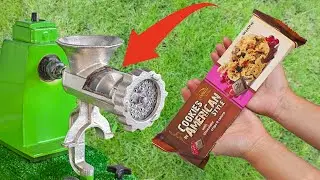EXPERIMENT! Meat Grinder vs Cookies in American Style  *Satisfying video*
