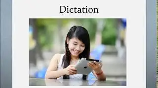 Using dictation on the iPAD