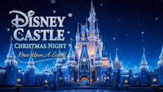 ✨🏰 Frozen Blue Castle Dreams &mdash; Disney Christmas Night Ambience/Relax 🌙❄️