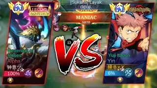 GLOBAL YIN VS GLOBAL ALPHA LEGEND‼️HARD GAME - GLOBAL YIN GAMEPLAY