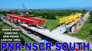 PNR-NSCR SOUTH SANTA ROSA TO CABUYAO LAGUNA AREA FULL BLAST NAANG GAWA KAHIT MASAMA ANG PANAHON