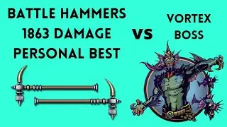Shadow Fight 2 Battle Hammers Weapon Damage 1863 ( Personal Best )