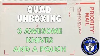 3 NEW POCKET KNIVES AND A NEW EDC POUCH /STASSA 23 UNBOXING
