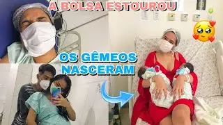 MEU PARTO NORMAL, NATURAL DE GÊMEOS PELO SUS, SEM ANESTESIA! 35 SEMANAS