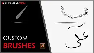 Learn How Create Custom Brush In Adobe Illustrator I Create Custom Brush for Beginner