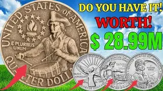Most Valuable Quarter Dollar Coins - Rare Quarter Dollar Coins Worth Big Money!