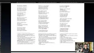 'The Roadmen of Shefford', poem and discussion.