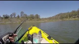 Colleges Crossing Kayak Fishing, GoPro Trial Run