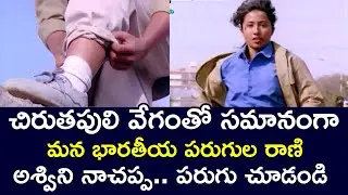 INDIAN RUNNING QUEEN ASHWINI NACHAPPA'S SPEED IS EQUAL TO THE SPEED OF A TIGER | TELUGU CINE CAFE