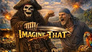Imagine That Skull Beard Pirate