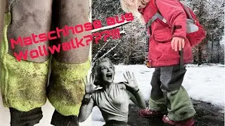 Matschhose aus Wollwalk?! Wird die wieder sauber??? 🤯🤯🤯