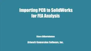 odb to parasolids to SolidWorks