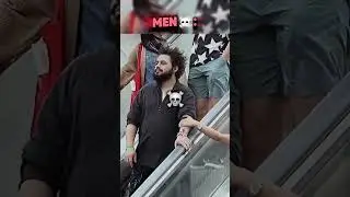 Girl Escalator Prank: Boys vs Men