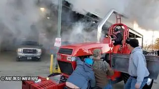 COLD STARTS. PULLING TRACTORS IN THE WINTER. NATIONAL FARM MACHINERY SHOW 2020. #COLDSTART