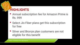 Free yearly subscription of Amazon prime video for jio borad users  Technical Prince