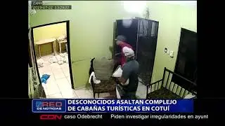 Unknown individuals raid a tourist cabin complex in Cotuí.
