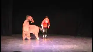 Fifi the Horse and Jon Davison at Greenwich Theatre