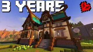 It Took me 3 years to Build this House - Hardcore Minecraft Survival 1.21.4
