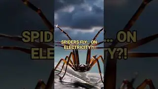 Spiders REALLY Fly on Static Electricity?! ⚡🕷️#SpiderFlight #StaticElectricity #MindBlown #science