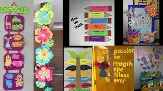 14 easy ideas for class room and school wall decoration 