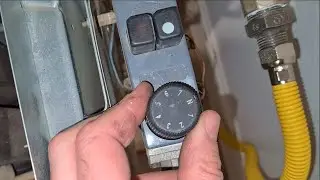 Natural gas heater adjustment (Rotary knob, Convector/Konvektor)