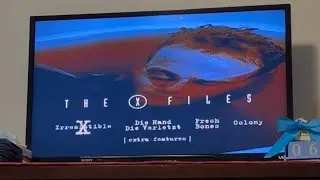 X Files Season 2 Disc 3 DVD Menu Walkthrough #xfiles #aliens #fbi 