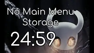 Hollow Knight - Any% (No Main Menu Storage) - 24m 59s