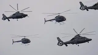 Ramaikan HUT TNI 2024. Helikopter Anti Kapal Selam AS565 PANTHER