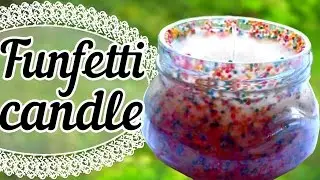 Свеча - милкшейк своими руками! | DIY Handmade Funfetti Candle