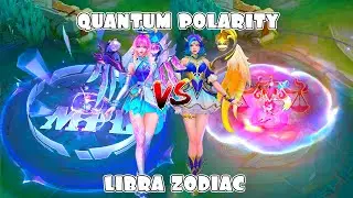 Сравнение полярности Lunox Quantum и кожи знака зодиака Весы