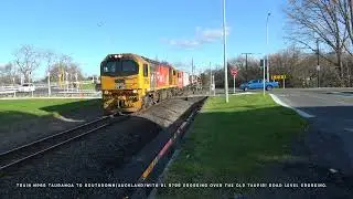 Train Spotting In Ngaruawahia. Video 60(4K).